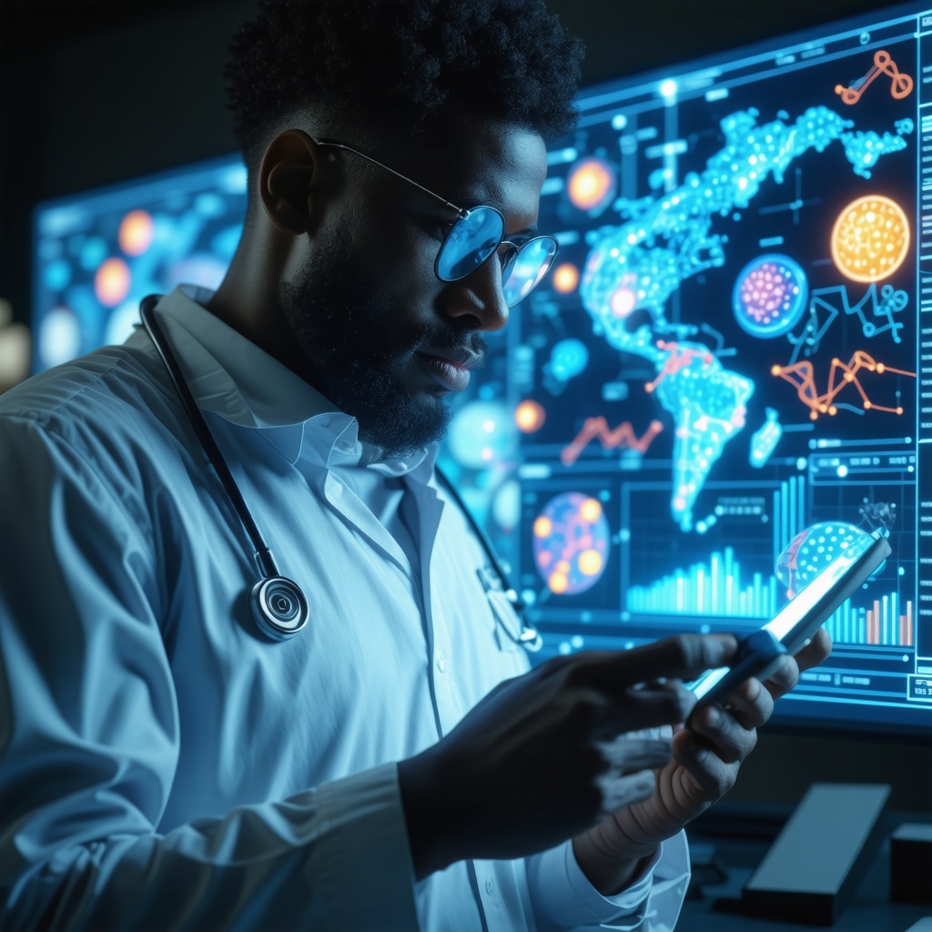 Healthcare professional reviewing genetic and microbiome data for personalized weight loss treatment