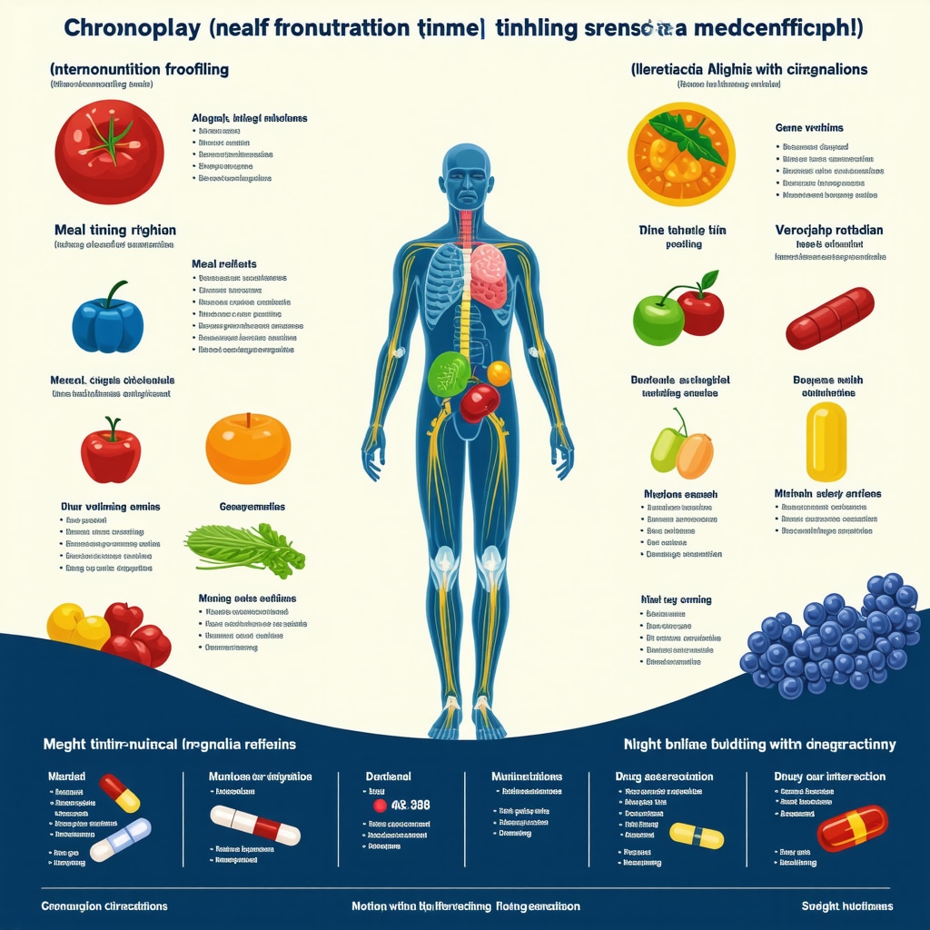 Infographic illustrating how meal timing and genetic profiling influence the effectiveness of weight loss medications