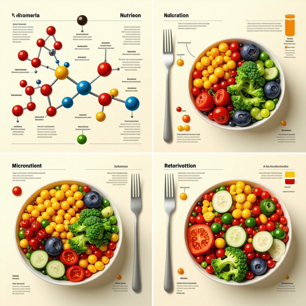 Infographic showing hydration timing, micronutrient profiling, and nutrient-dense meals to enhance appetite suppressant efficacy