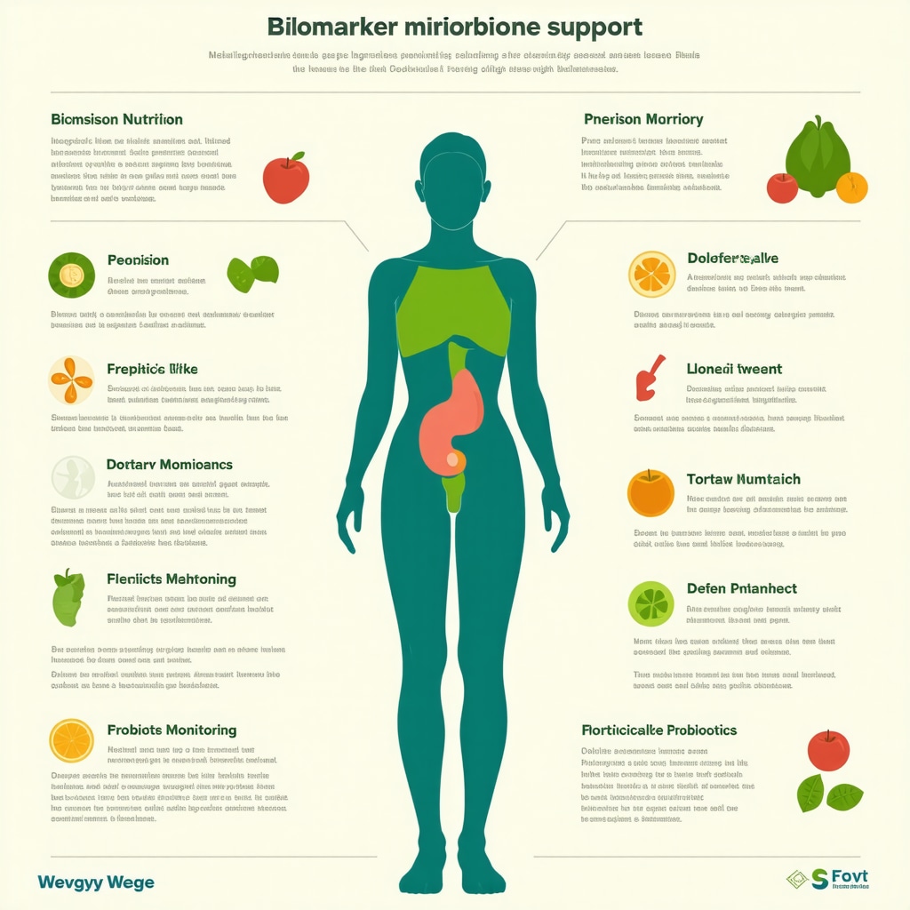 Infographic illustrating precision nutrition, gut microbiome support, and behavioral strategies synergizing with Wegovy medication for enhanced weight loss