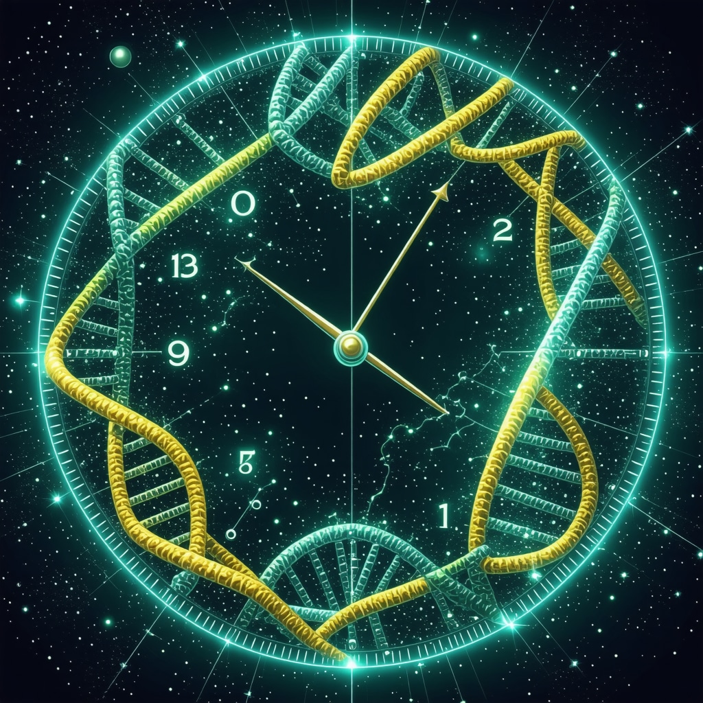 Graphic depicting circadian clock and DNA epigenetic changes influencing weight loss medication efficacy