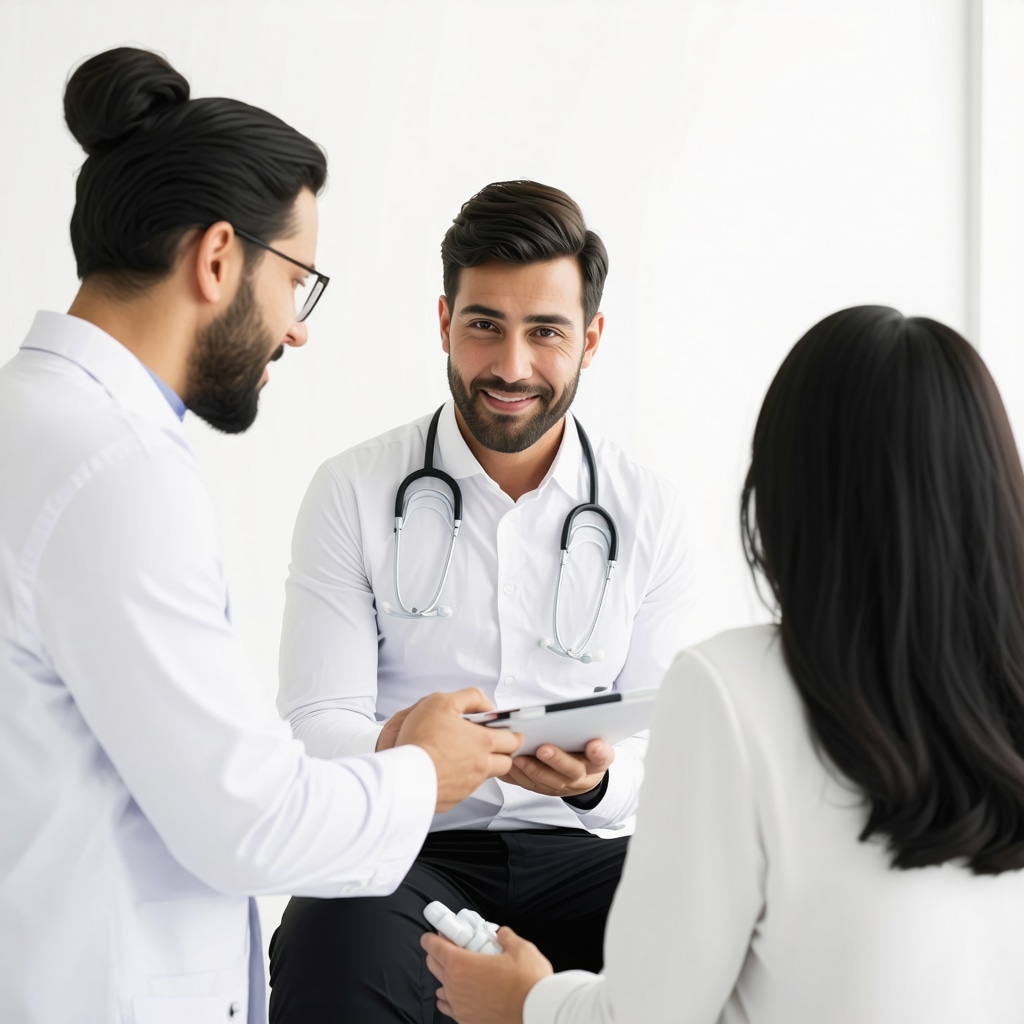 Doctor discussing personalized diet plans with patient for weight loss