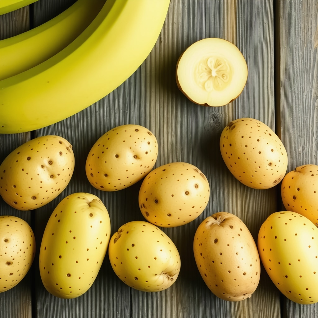 Resistant starch-rich foods like cooled potatoes and green bananas