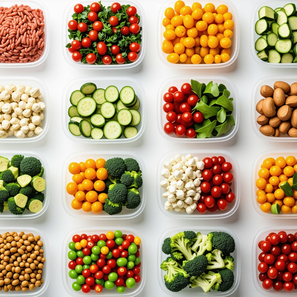 Healthy meal prep with vegetables, lean proteins, and healthy fats for weight loss