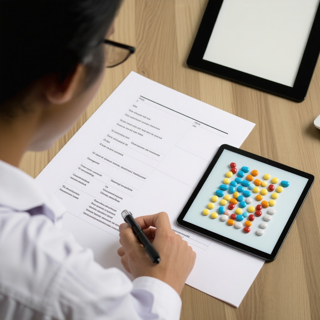Person considering personalized diet and medication strategies for weight loss