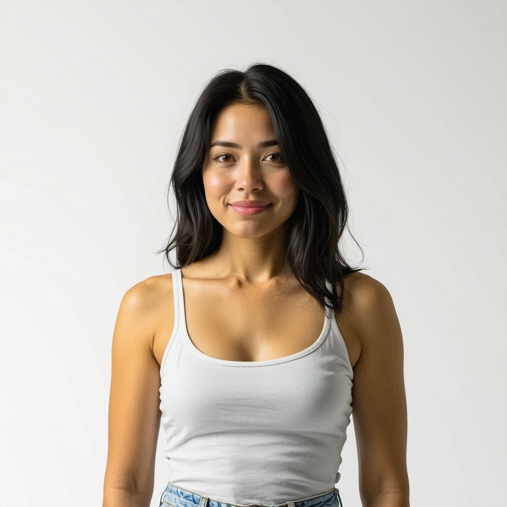 A person contemplating personalized weight loss strategies with medication and diet.