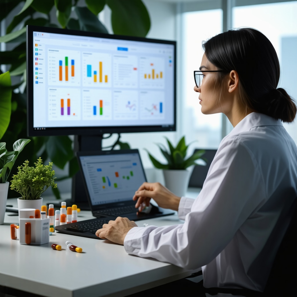 Doctor and patient discussing tailored weight loss medications with digital health tools.