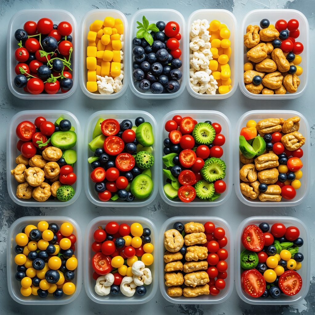 A vibrant meal prep featuring vegetables, lean proteins, and healthy fats for weight loss support.