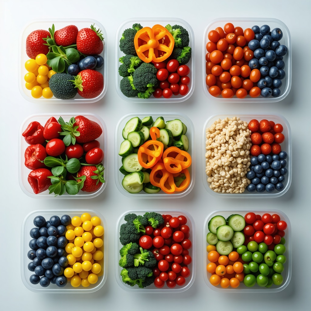 Colorful meal prep with vegetables and lean proteins supporting personalized nutrition for weight loss.