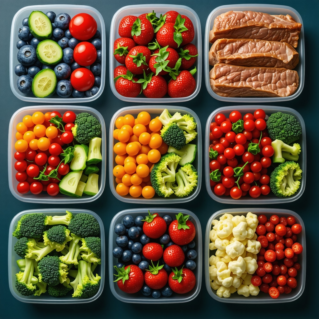 Healthy meal with vegetables, proteins, and fats for weight loss support.