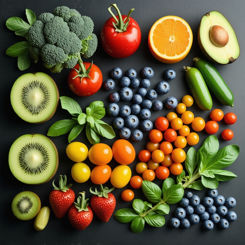 A vibrant, customized diet plan featuring vegetables, lean proteins, and supplements for Ozempic users