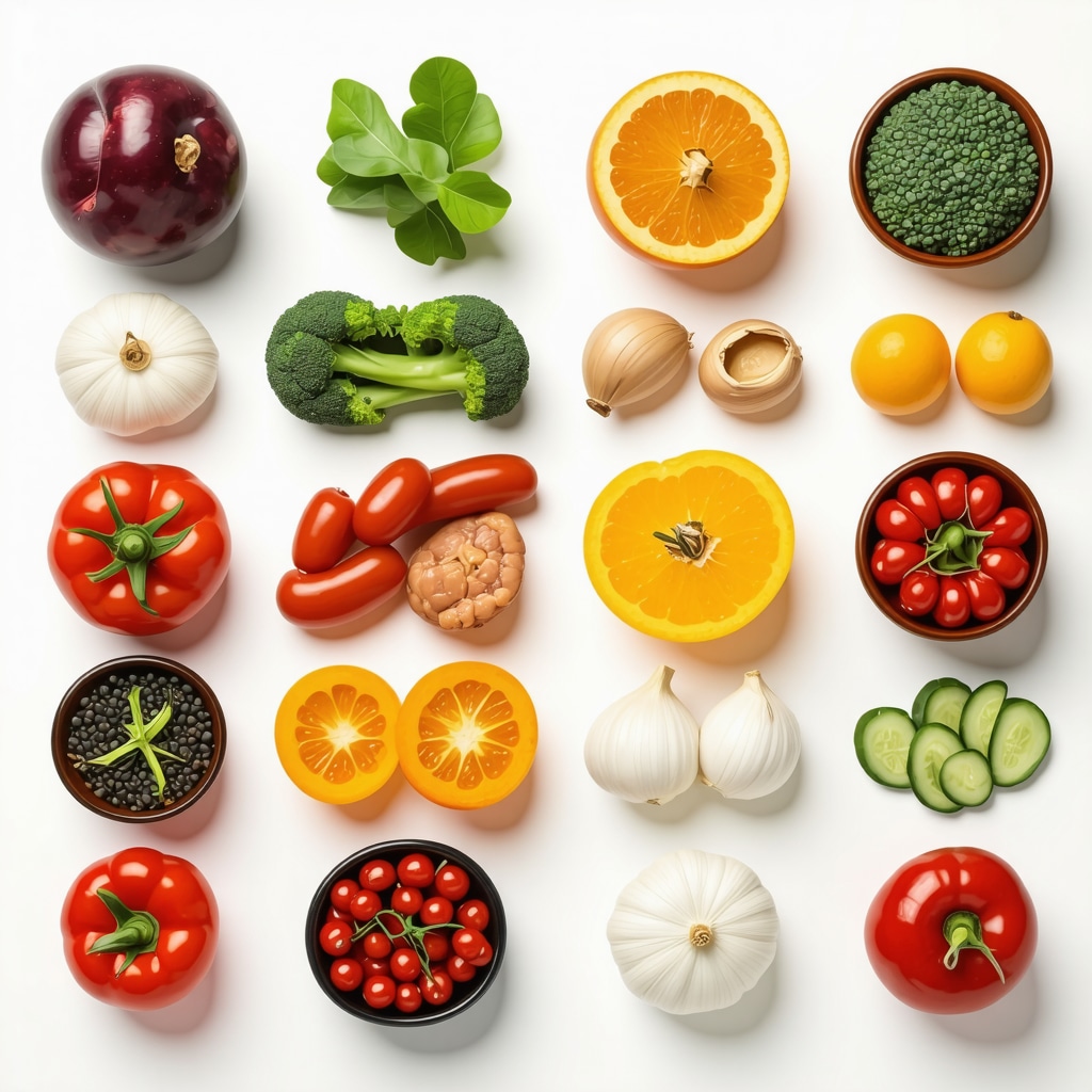 Healthy balanced meal plate with vegetables, proteins, and fats for weight loss
