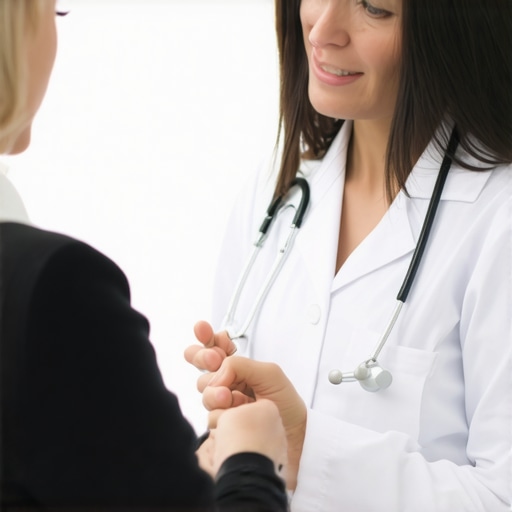 Doctor explaining diet and medication integration for weight loss