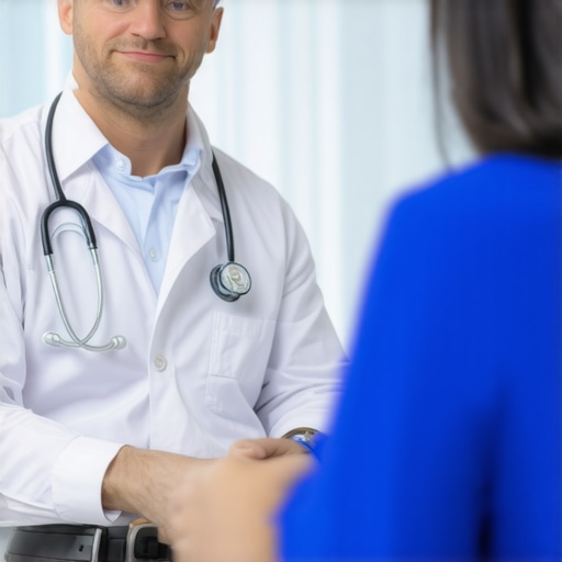 Healthcare professional discussing personalized injection-based weight loss plan with a patient