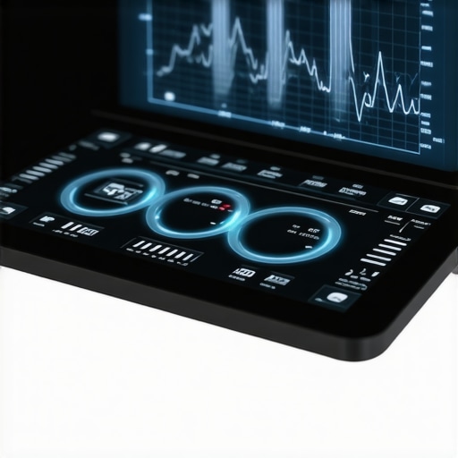 Futuristic medical consultation with advanced genetic and metabolic profiling tools.