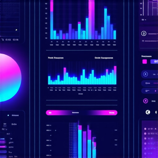 High-tech digital health interface analyzing individual metabolic data for weight management