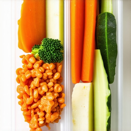 Colorful meal prep container filled with vegetables, proteins, and healthy fats, supporting weight loss.