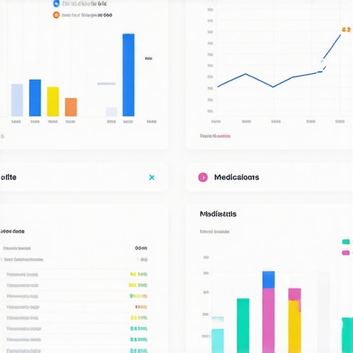 A digital interface showing personalized data for diet and medication management in weight loss