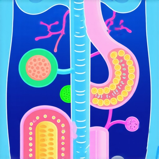 Illustration of gut bacteria impacting weight management