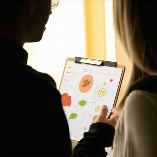 Healthcare professional and patient discussing weight management plans.