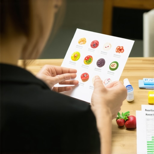 Personalized Weight Loss Journey Person consulting with doctor about custom diet and medication plan.