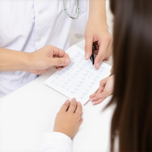 Doctor explaining medication and diet plan to a patient