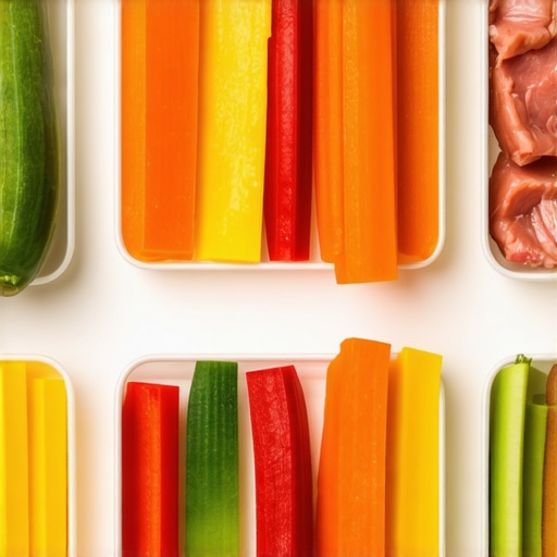 Plate of prepared healthy meals with vegetables and lean meats