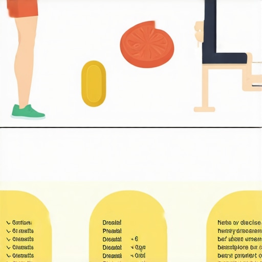 Diagram illustrating how medications, nutrition, and exercise work together for effective weight loss.