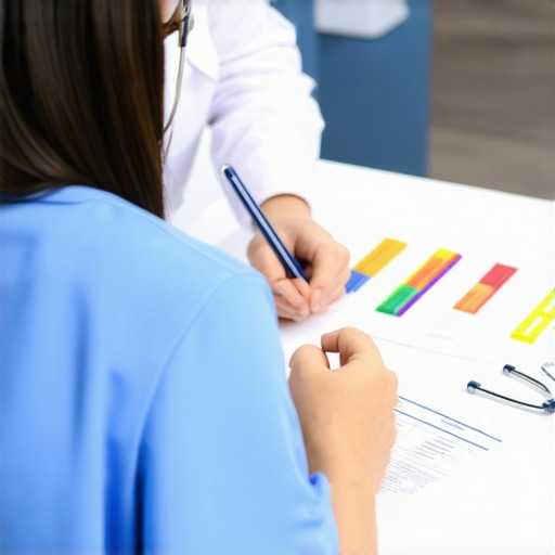 Doctor discussing personalized diet and medication plan with a patient