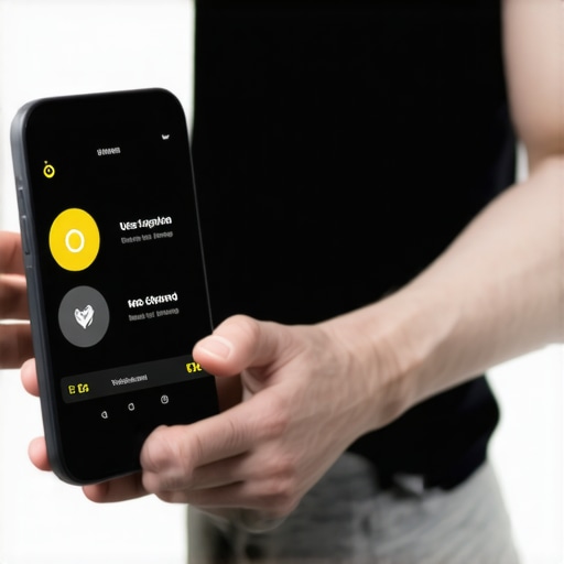 Digital Tools for Long-Term Weight Management Person checking health and nutrition data on smartphone with fitness tracker on wrist.