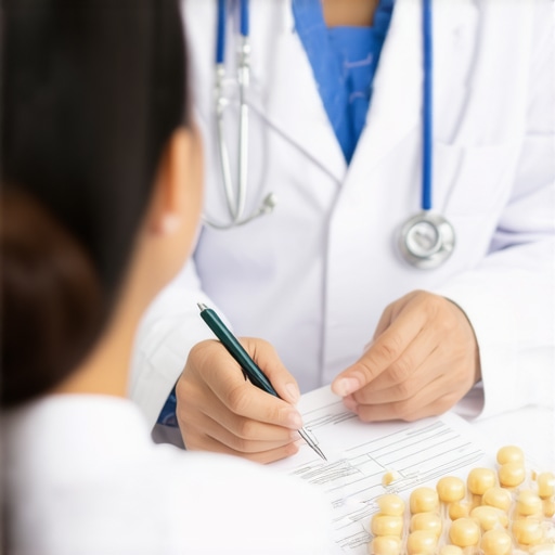 Doctor explaining weight loss medications to a patient
