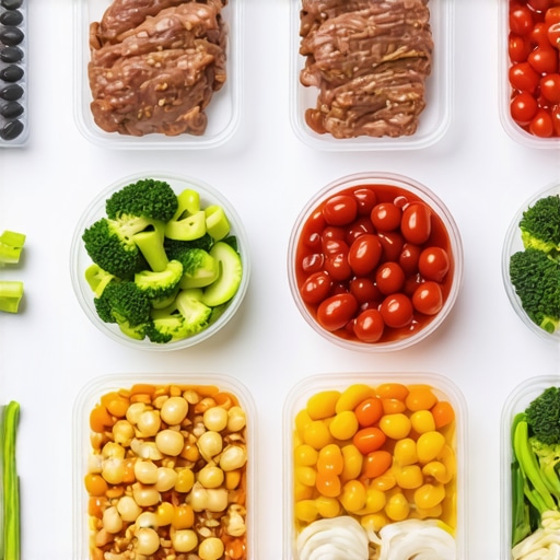 Healthy Meal Prep for Weight Loss Plate with grilled chicken, vegetables, and avocado prepared for weight loss