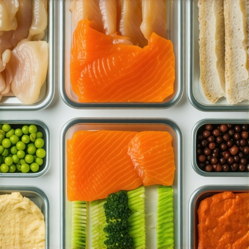 Preparing high-protein meals in a kitchen setting for better weight management