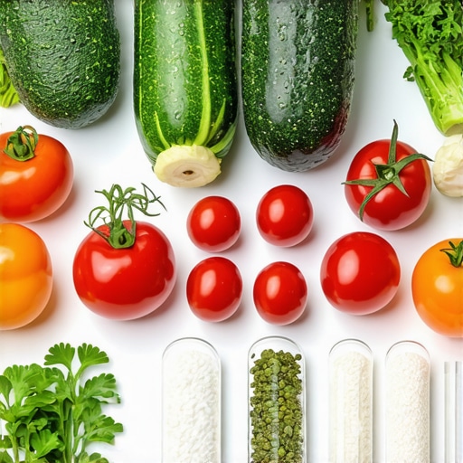 Assorted vegetables and mineral supplements supporting weight management