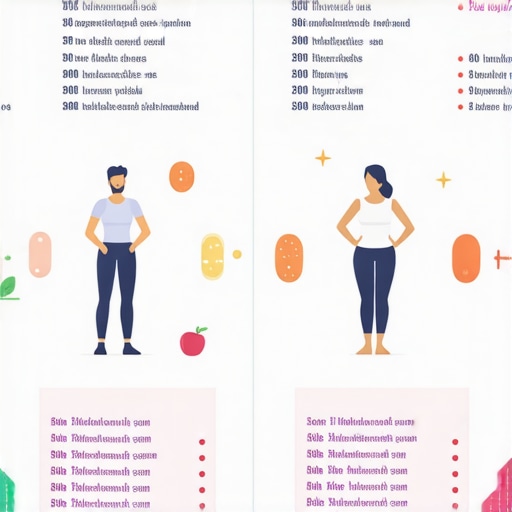 Infographic illustrating tailored weight loss plans with medication and diet