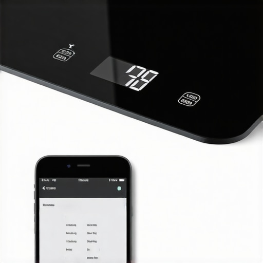 Kitchen scale and smartphone with tracking app used for maintaining medication-supported weight loss