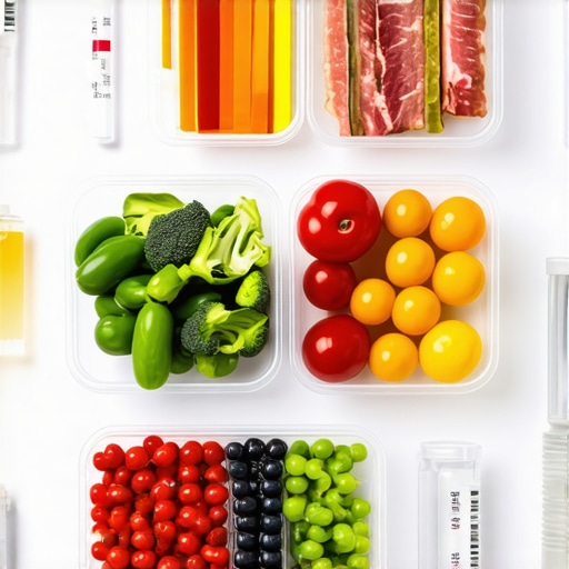 Plate with lean chicken, vegetables, and water bottles representing diet optimization for weight loss meds.