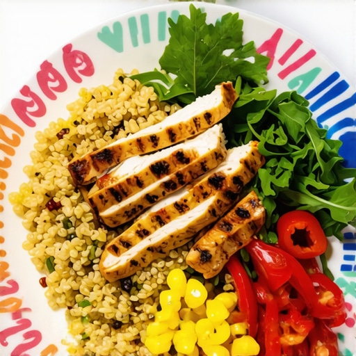 Healthy meal prep with lean proteins and vegetables