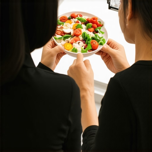 Nutritionist and patient discussing tailored diet plans for medication support.