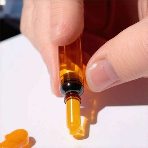 Person having blood drawn for vitamin D level check at a clinic